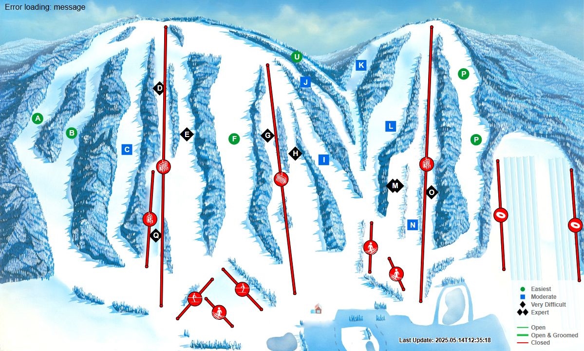 iSKI Skigebiet Snow Valley Barrie closed