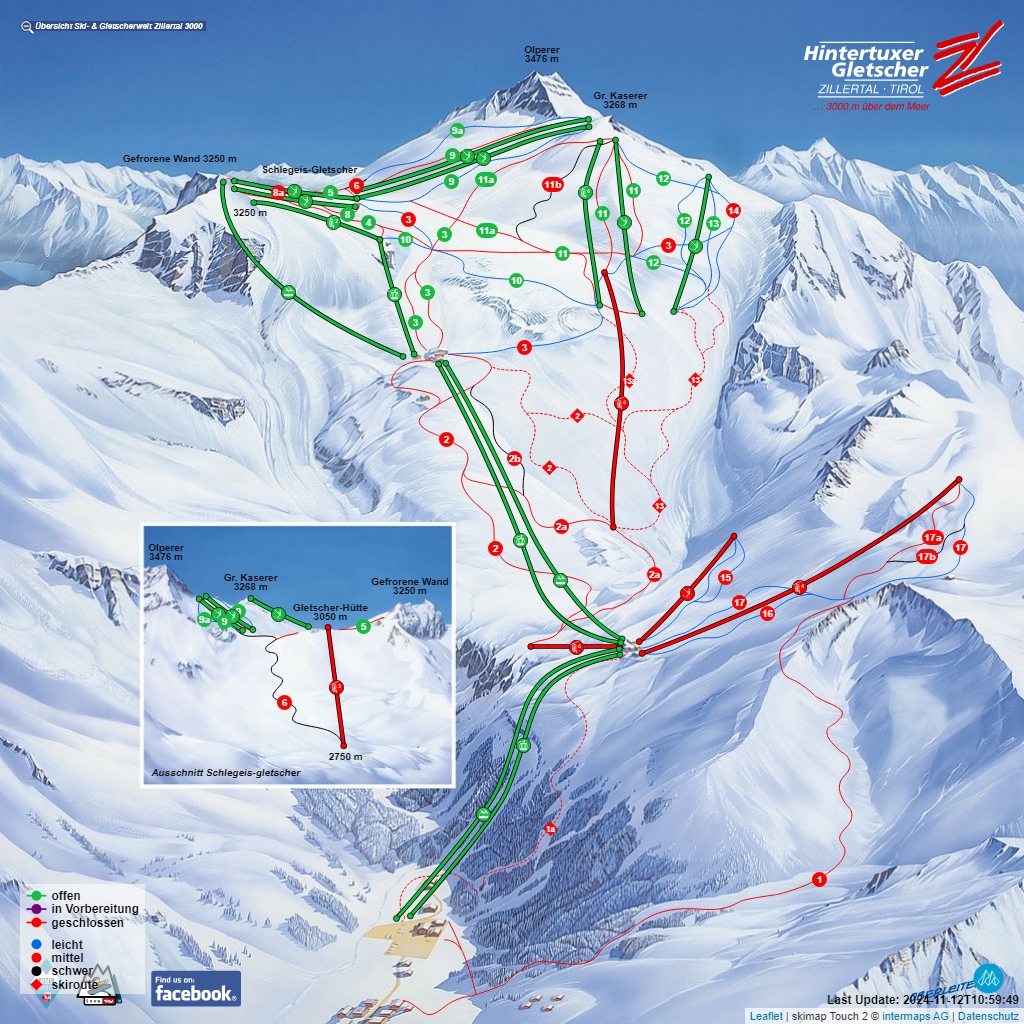 ISKI - Ski Resort Hintertux Glacier - Open