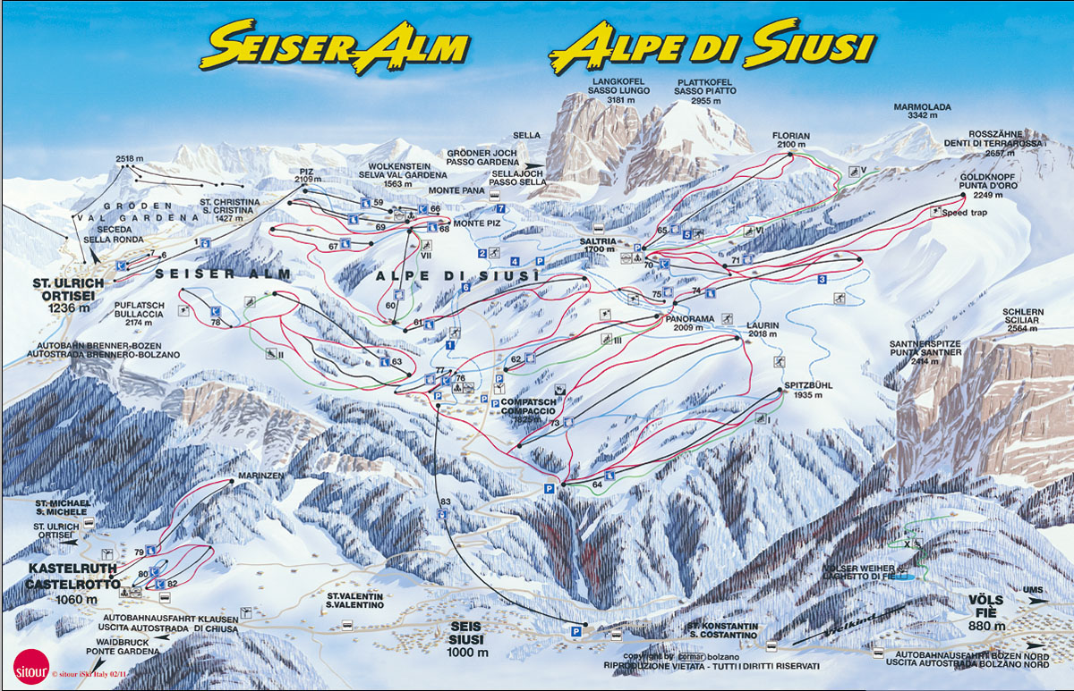 ISKI Ski Resort Seiser Alm Alpe Di Siusi Open