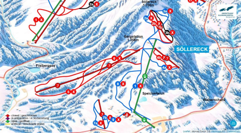 Oberstdorf Skigebiet Karte