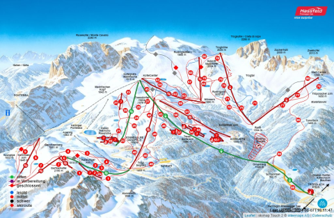 Hermagor Skigebiet Karte