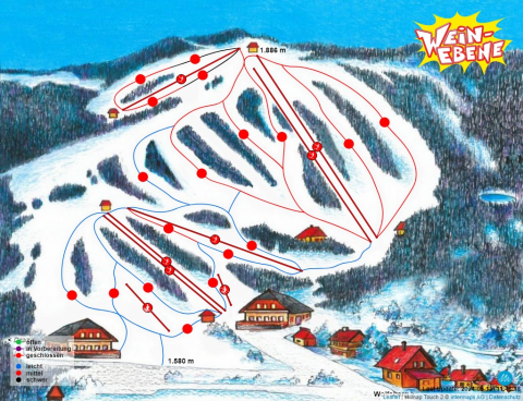 St. Gertraud Skigebiet Karte