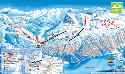 Altaussee Skigebiet Karte