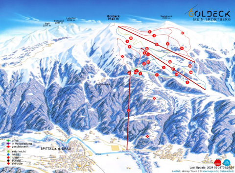 Baldramsdorf Skigebiet Karte