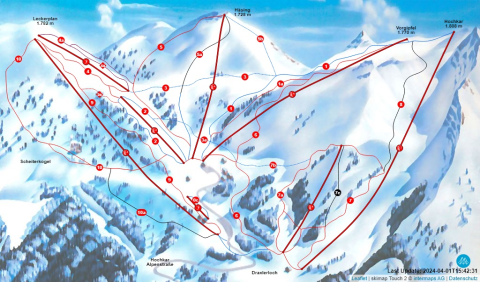 Göstling an der Ybbs Skigebiet Karte