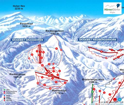 Obermaiselstein Skigebiet Karte