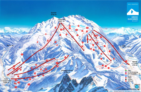 Matrei in Osttirol Skigebiet Karte