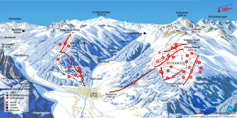 Lienz Skigebiet Karte