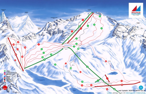 Flattach Skigebiet Karte