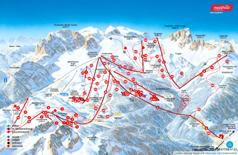 Hermagor Skigebiet Karte