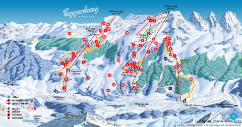 Wildhaus Skigebiet Karte