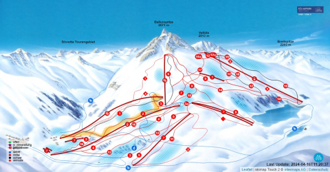 Galtür Skigebiet Karte