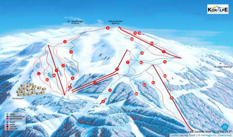 St. Stefan Skigebiet Karte