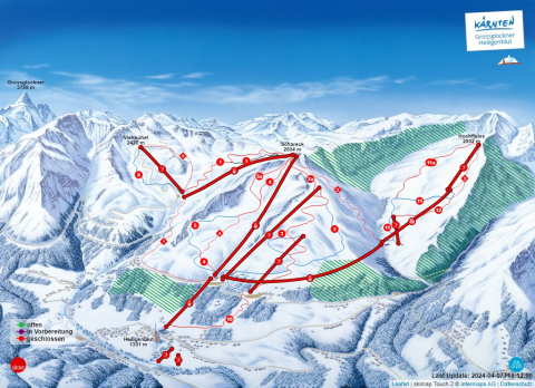 Heiligenblut Skigebiet Karte