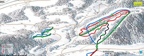Ramsau am Dachstein Skigebiet Karte