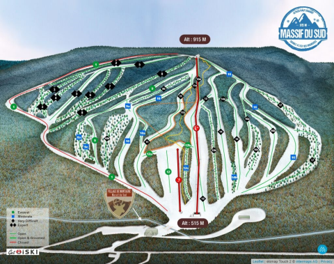 Samoëns Skigebiet Karte