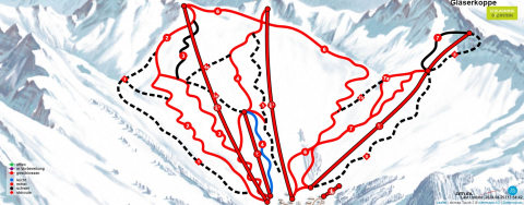 Donnersbach Skigebiet Karte
