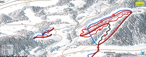 Ramsau am Dachstein Skigebiet Karte